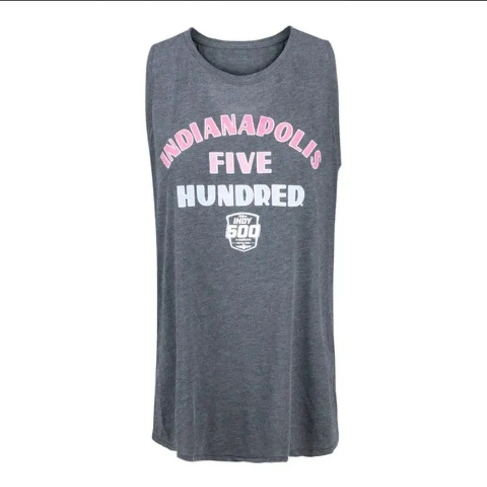 Indianapolis 500 Gray Tank Top